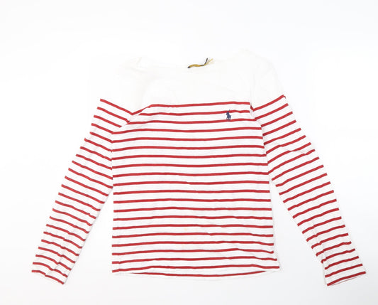 Polo Ralph Lauren Women’s Red & White Striped T-Shirt, Size G