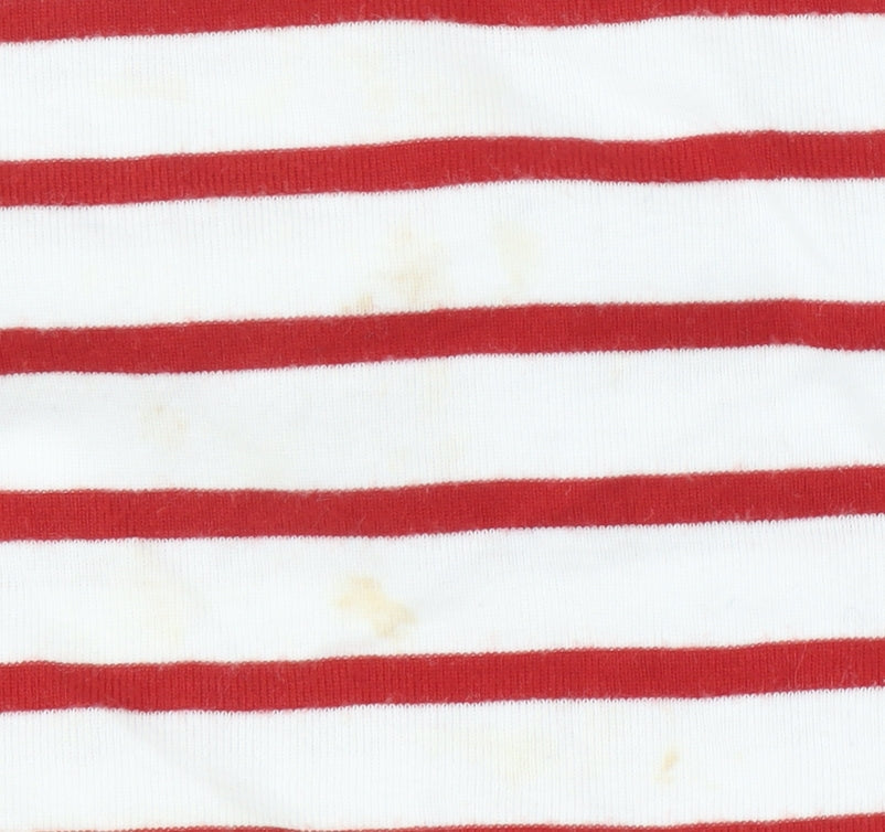 Polo Ralph Lauren Women’s Red & White Striped T-Shirt, Size G