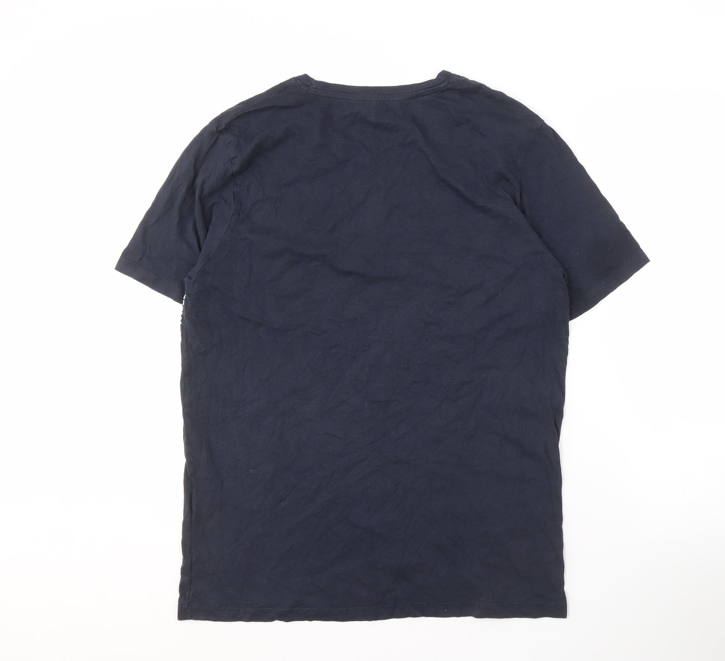 Jack & Jones Men's Blue XL Striped T-Shirt