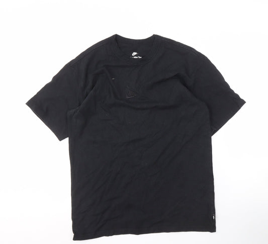 Mens UK Size S Nike Black Cotton T-Shirt
