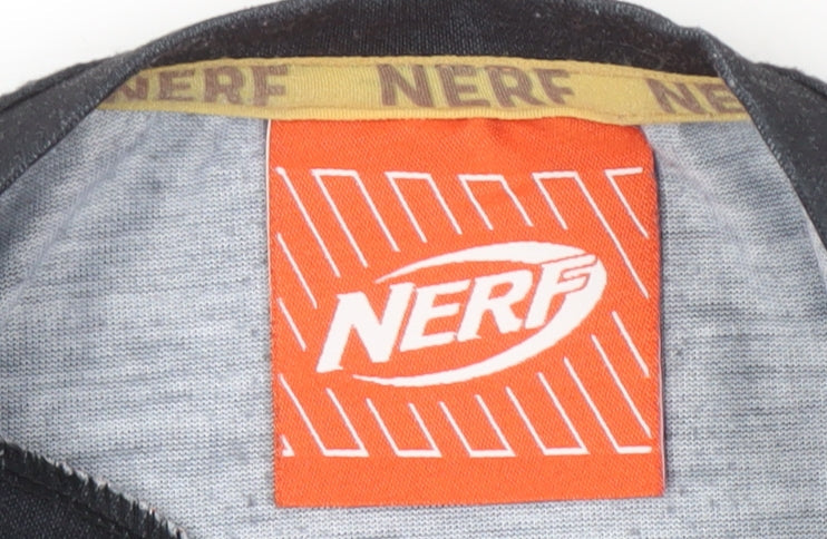 Nerf Boys Black Camouflage T-Shirt 10-11 Years