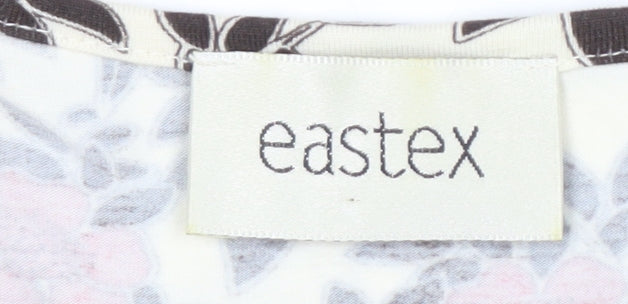 Eastex Women's Multicoloured Floral T-Shirt, Size 16