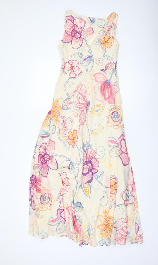 Laura Ashley Women's Multicoloured Floral A-Line Dress, Size 2