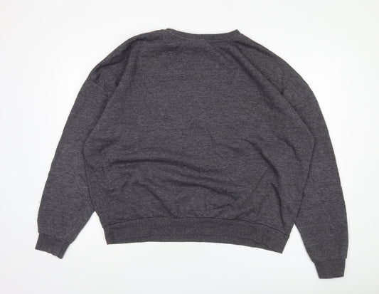 Harry Potter Unisex Adults Grey Pullover Sweatshirt Size 18