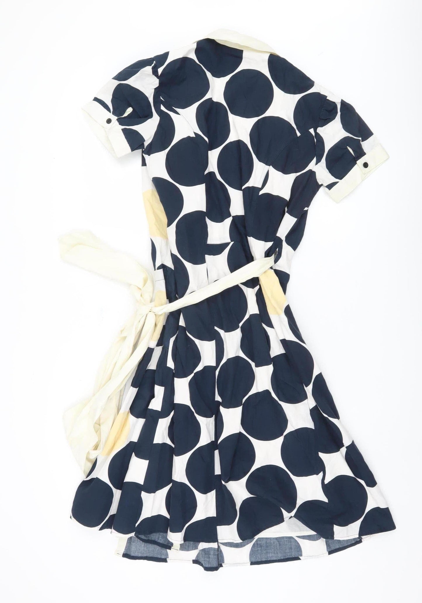 Joules Women's Multicoloured Polka Dot Wrap Dress Size 8