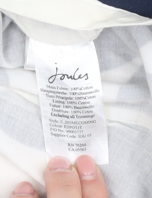 Joules Women's Multicoloured Polka Dot Wrap Dress Size 8