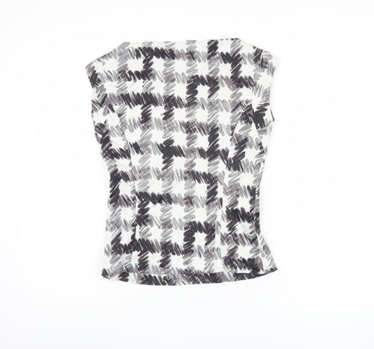 Reiss Women's Multicoloured Geometric Blouse S