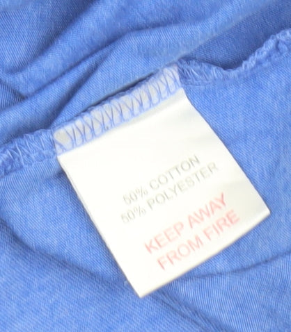 Everton Women’s Blue V-Neck T-Shirt Size 10