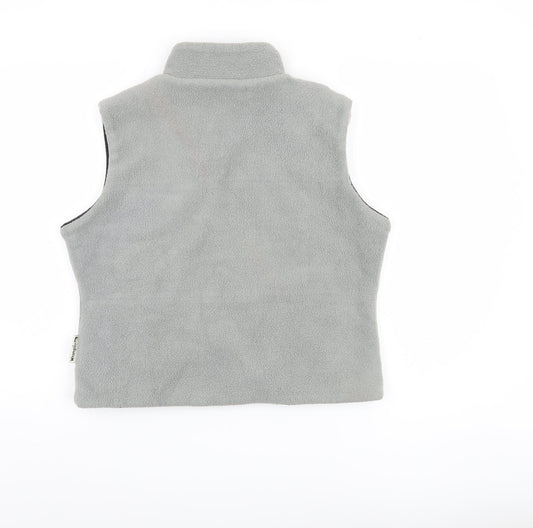 Wrangler Women's Grey Fleece Waistcoat, Size M, Casual