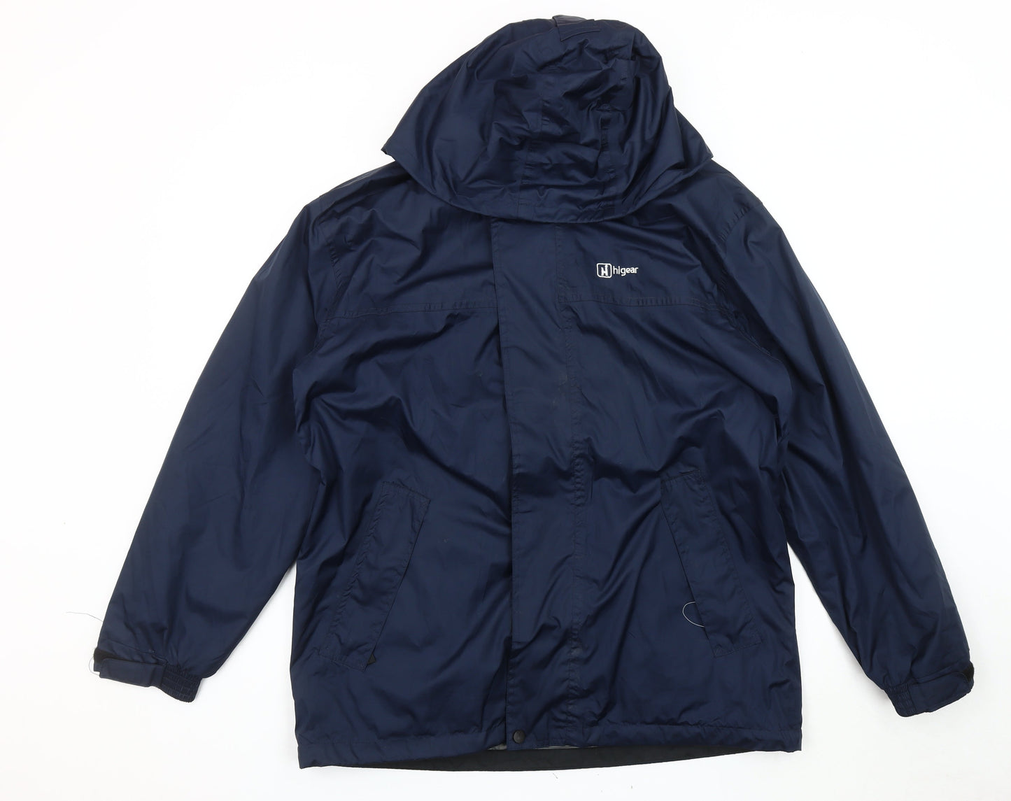 Hi Gear Men's Blue XS Rain Coat Hooded Outdoor