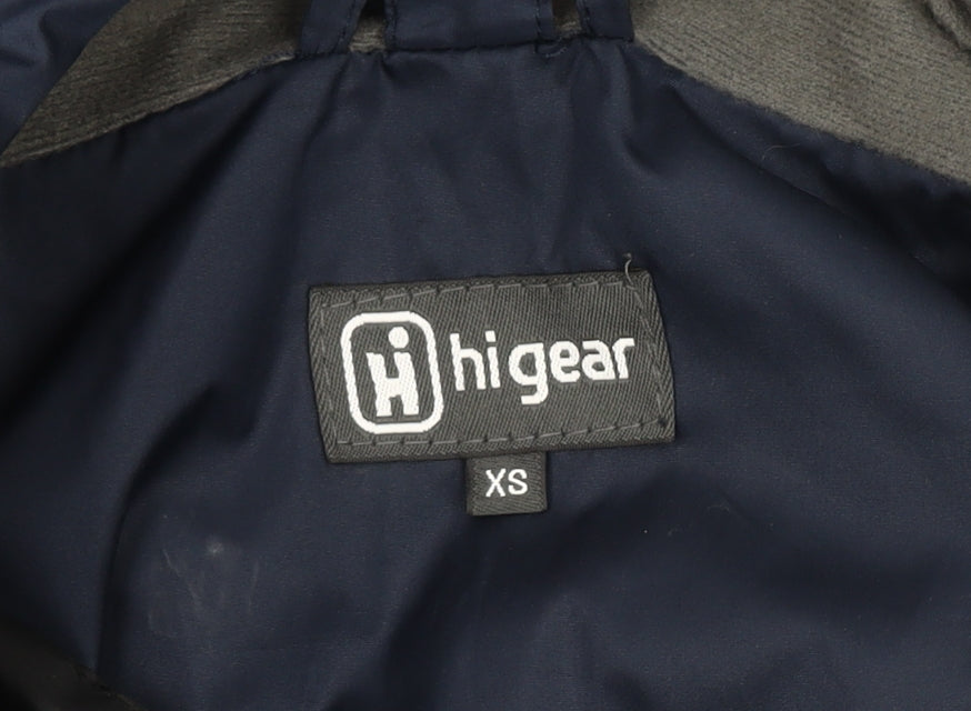 Hi Gear Men's Blue XS Rain Coat Hooded Outdoor