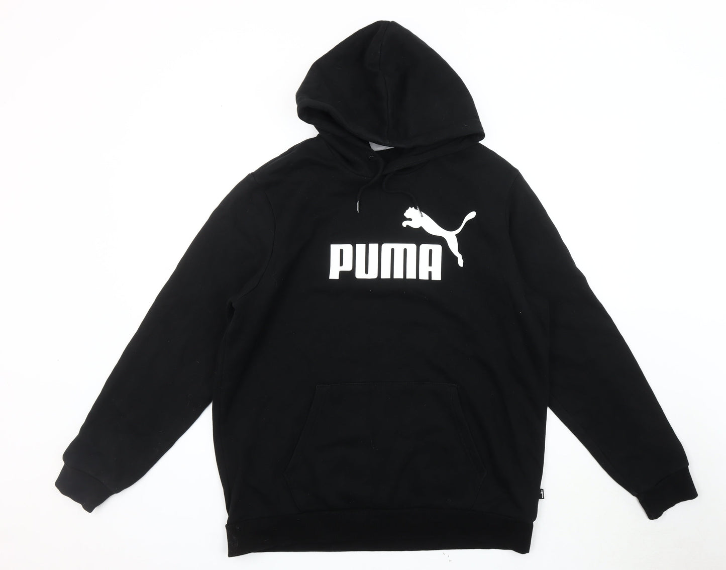 Puma Men's Black Pullover Hoodie Large