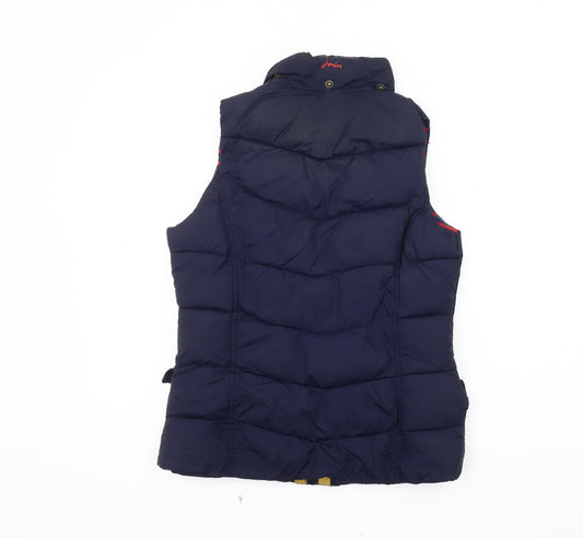 Joules Women's Navy Waistcoat Size 8 - Marine Theme