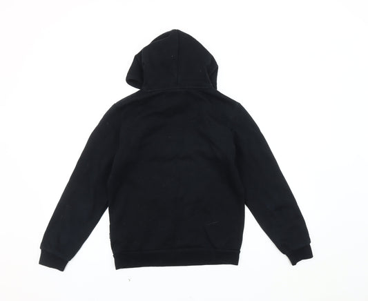 Puma Boys Black Graphic Hoodie 12 Years