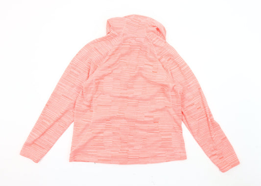 The North Face Women's Pink XL Casual Hooded Jacket