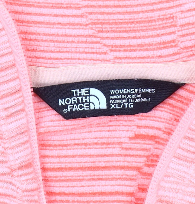 The North Face Women's Pink XL Casual Hooded Jacket