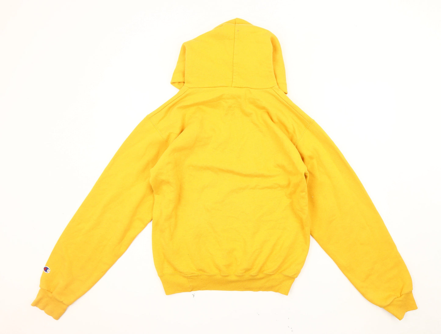 Champion Men's Yellow Pullover Hoodie Size S