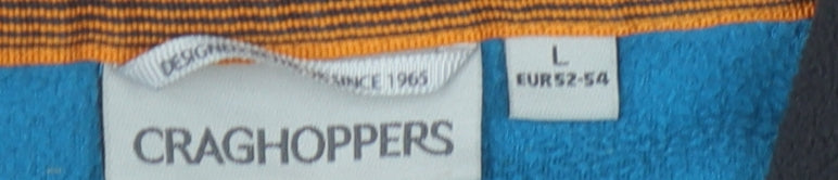 Craghoppers Men's Blue 1/4 Zip Fleece Sweatshirt L