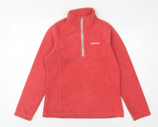 Craghoppers Women's Red Pullover Hoodie, Size 10, Casual