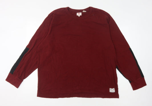 Levi's Men's Red 2XL Pullover Sweatshirt