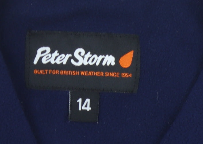 Peter Storm Women's Blue Sweatshirt, Size 14, Casual
