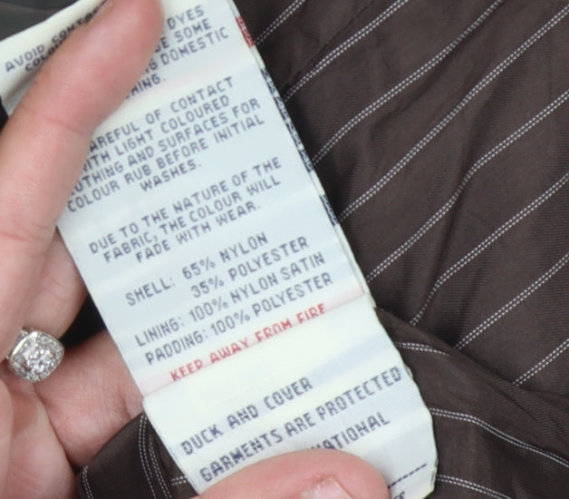 Duck and Cover Women’s Brown Hooded Jacket XS