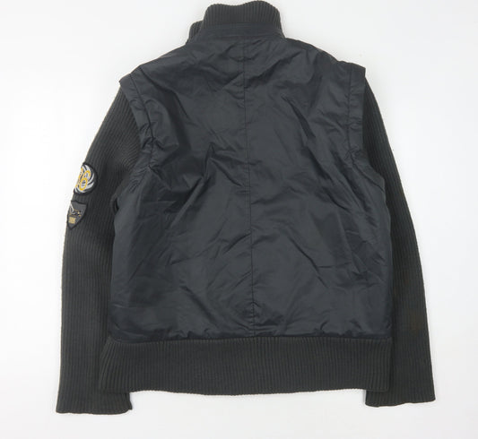 Petroleum Men's Grey Bomber Jacket L Size