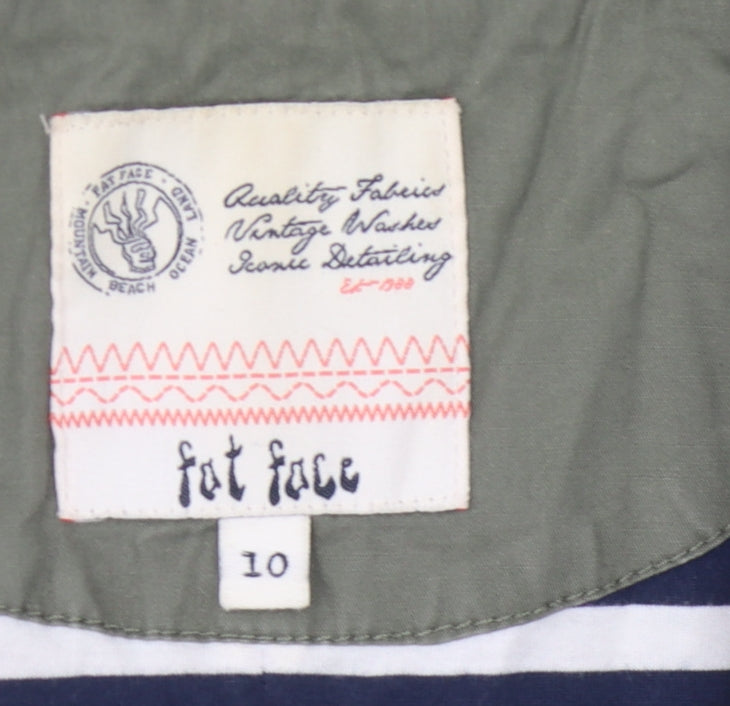 Fat Face Women's Green Anorak Jacket Size 10