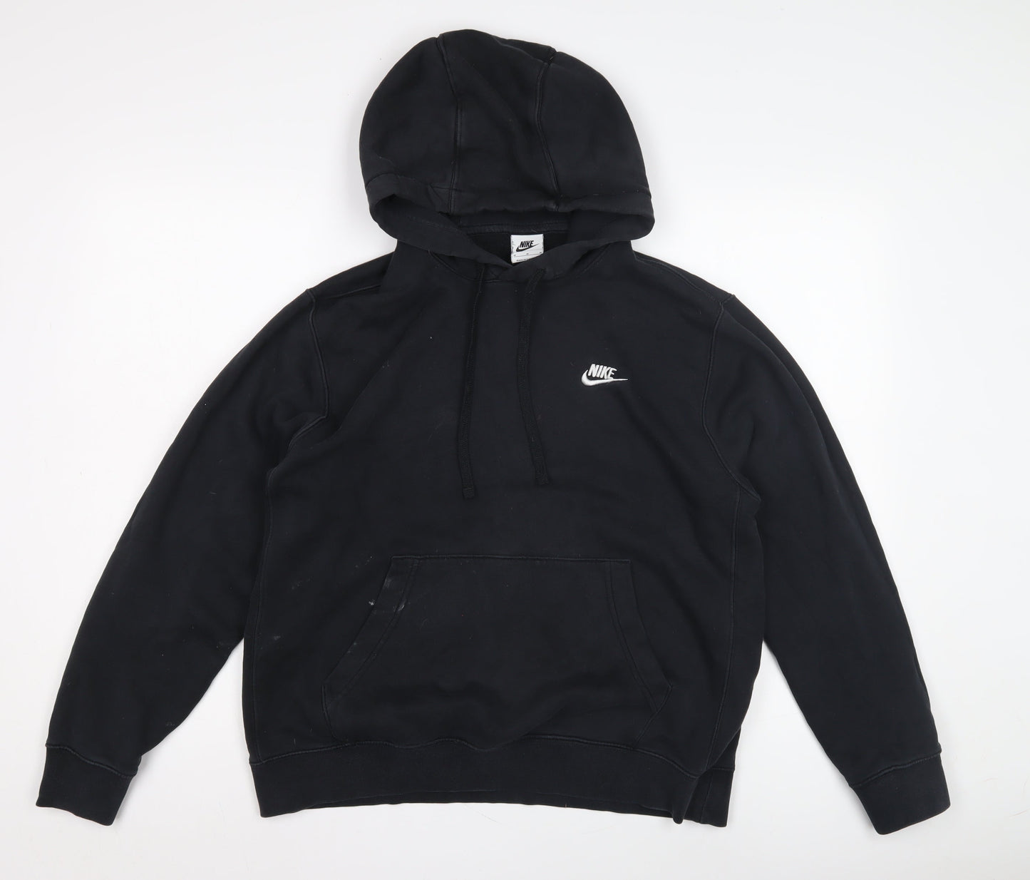 Nike Men's Black M Pullover Hoodie - Logo, Hooded