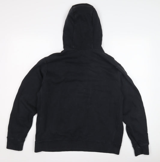 Nike Men's Black M Pullover Hoodie - Logo, Hooded