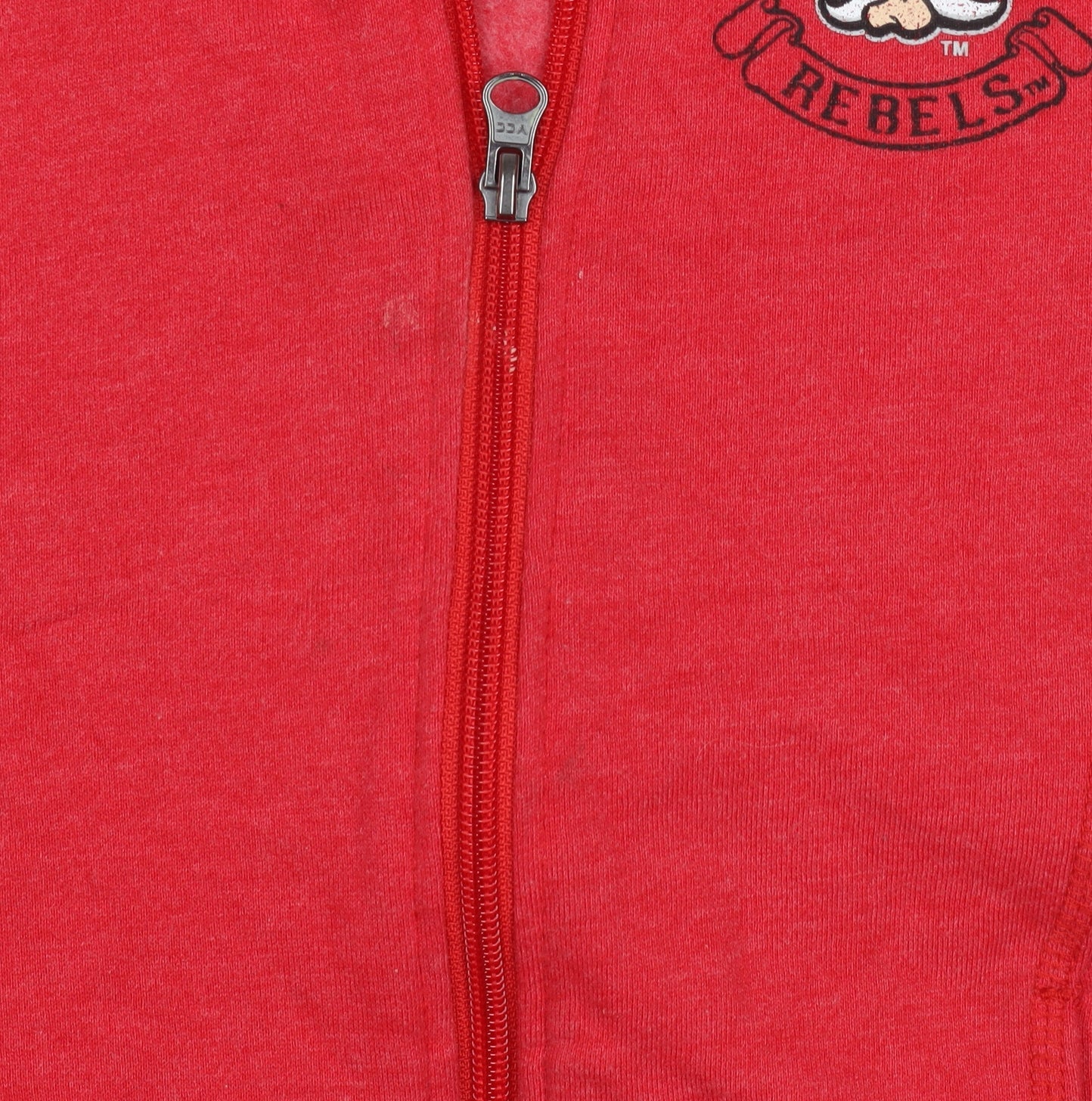 Champion Unisex Red Full Zip Hoodie L