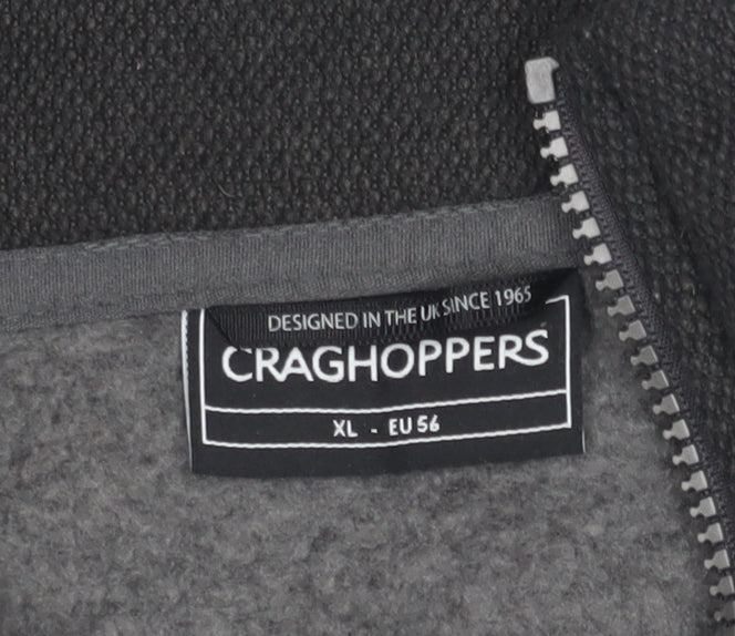 Craghoppers Men's XL Grey 1/4 Zip Sweatshirt