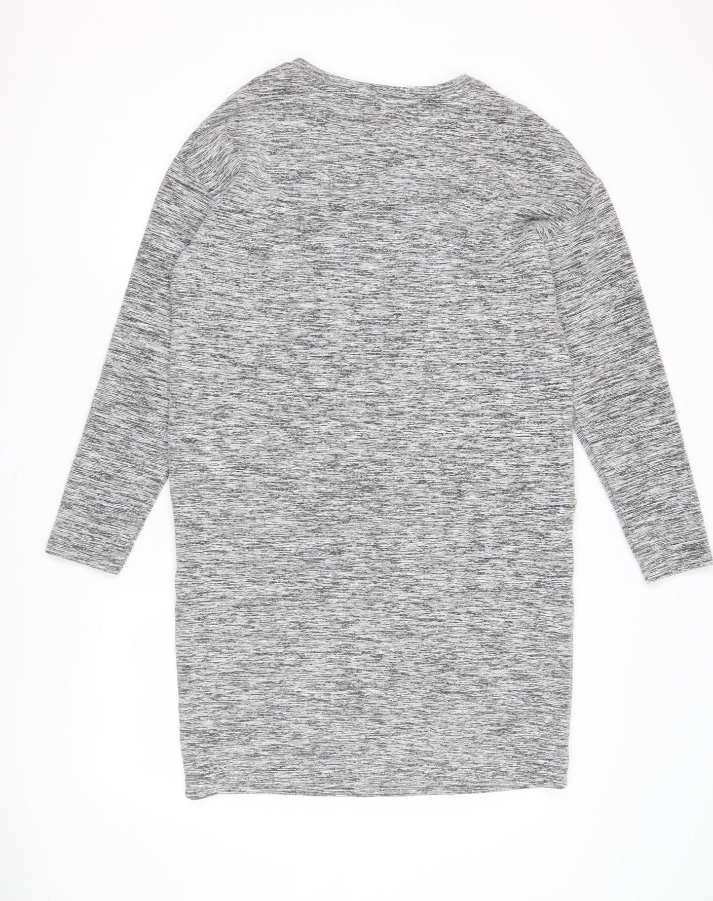 Joules Women's Grey Raglan Sleeve Jersey Dress Size 10