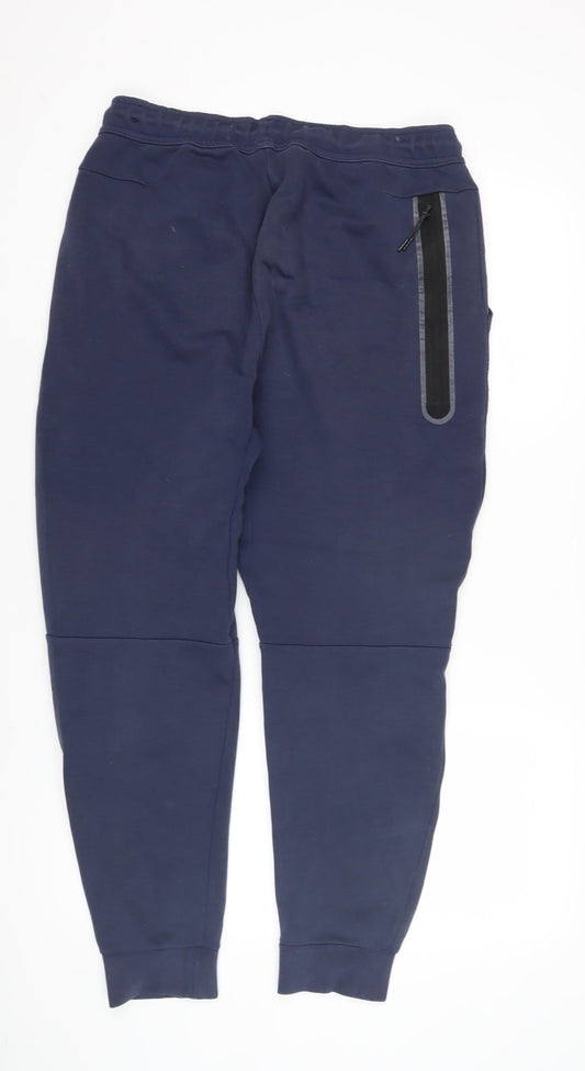Nike Men's Blue Jogger Trousers, Size L, Sportswear