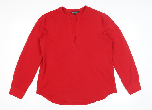 Lauren Ralph Lauren Women's Red Blouse M