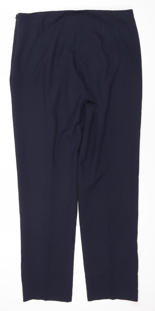 Marks and Spencer Women's Blue Trousers, Size 14