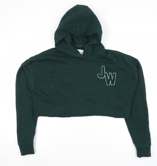 Jack Wills Green Women's Pullover Hoodie Size S