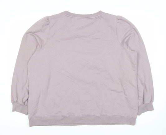 Fat Face Women's Purple Pullover Sweatshirt Size 20