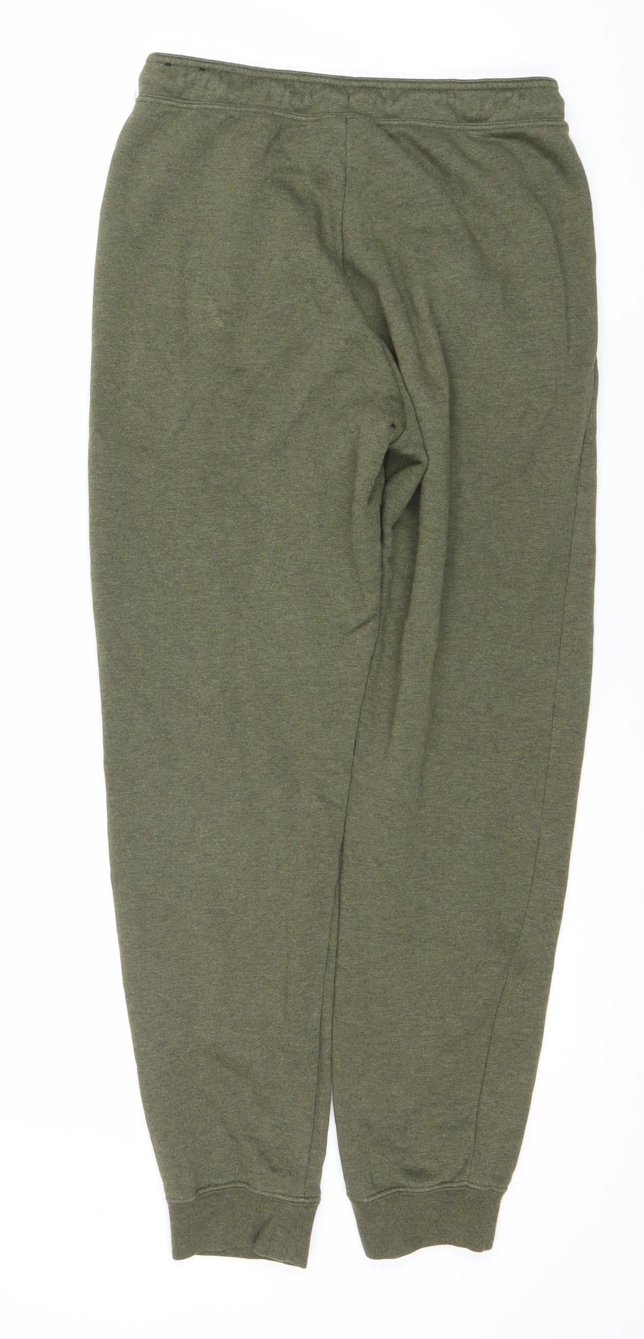 Nike Men's Green Jogger Trousers S Gym Training