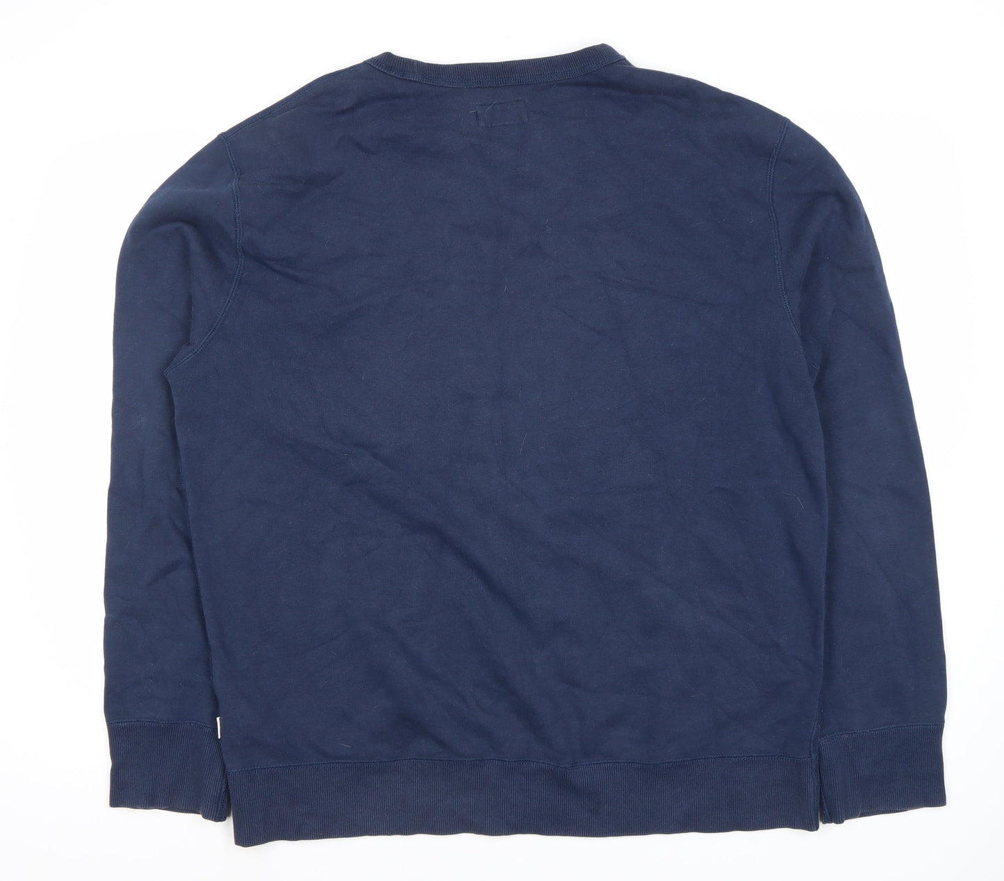 Converse Men's Blue XL Pullover Sweatshirt - Logo Accent