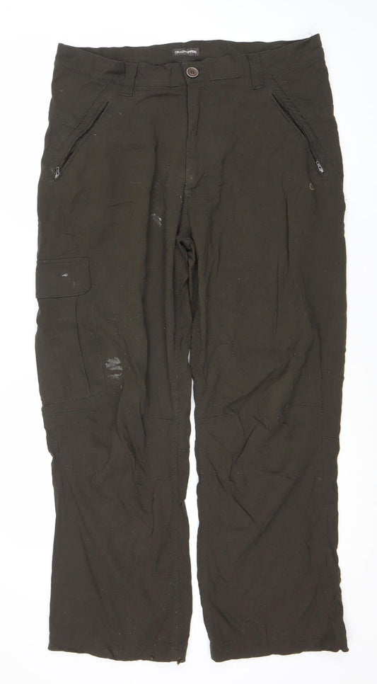 Craghoppers Men's Black Cargo Trousers Small