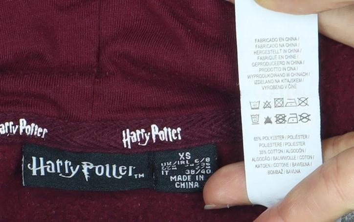 Harry Potter Women's Red Hoodie - XS