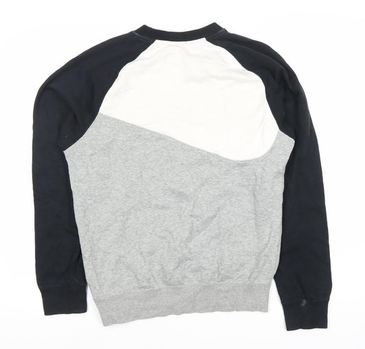 Nike Men's XS Sweatshirt Black Grey White Pullover