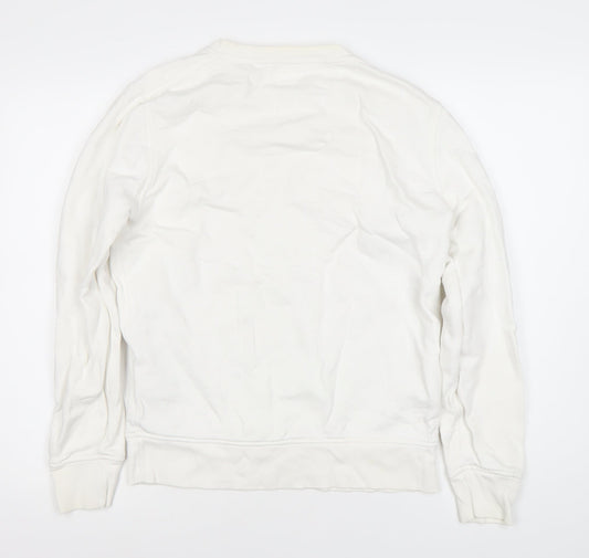 Levi's Men's White Pullover Sweatshirt S, Classic Logo