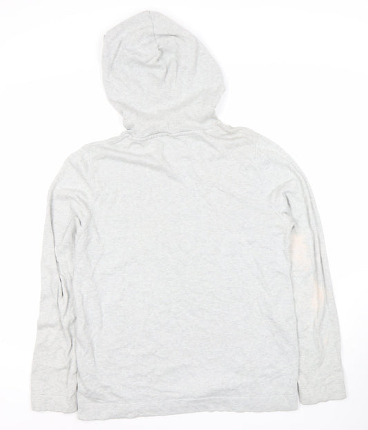 Jack & Jones Men's Grey Pullover Hoodie M