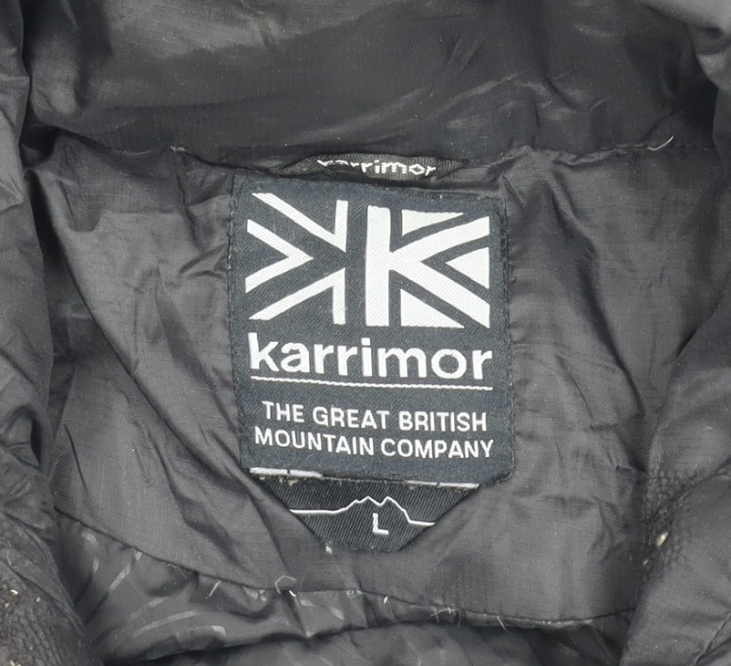 Karrimor Men's Black L Puffer Jacket Full Zip