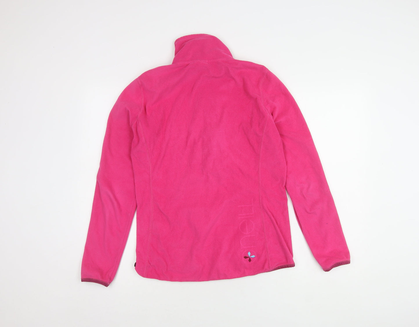 O'Neill Women's Pink Fleece Snap Pullover - Size L