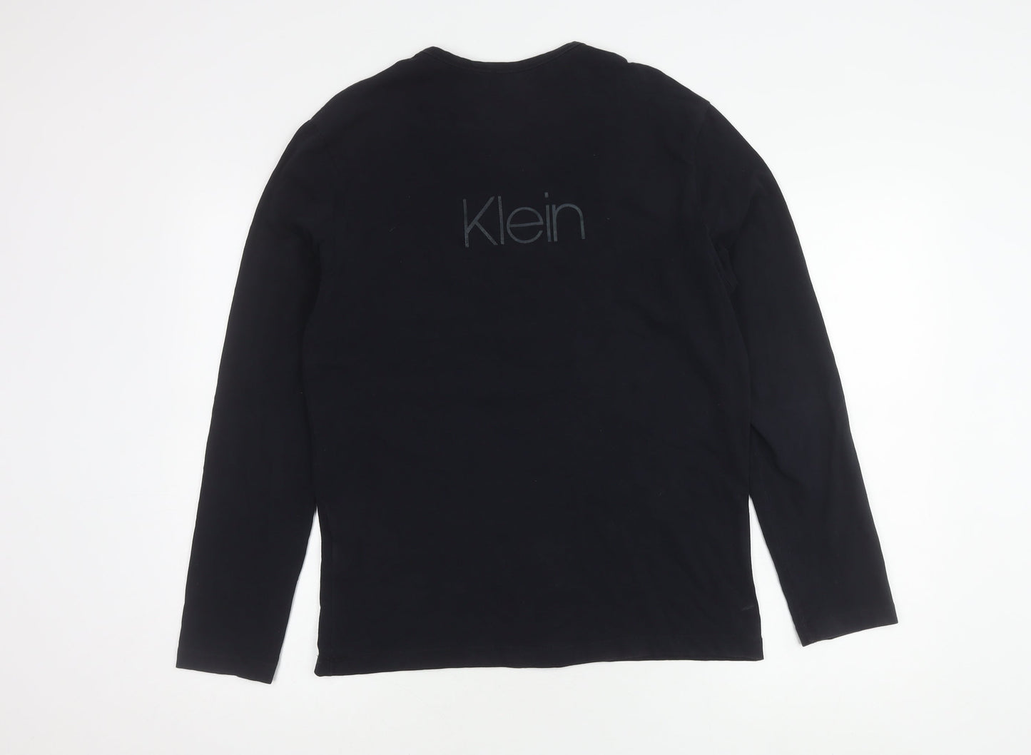 Calvin Klein Men's Black 2XL Long Sleeve T-Shirt