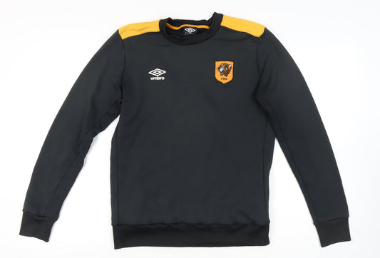 Umbro Men's Black Graphic Print Sweatshirt L