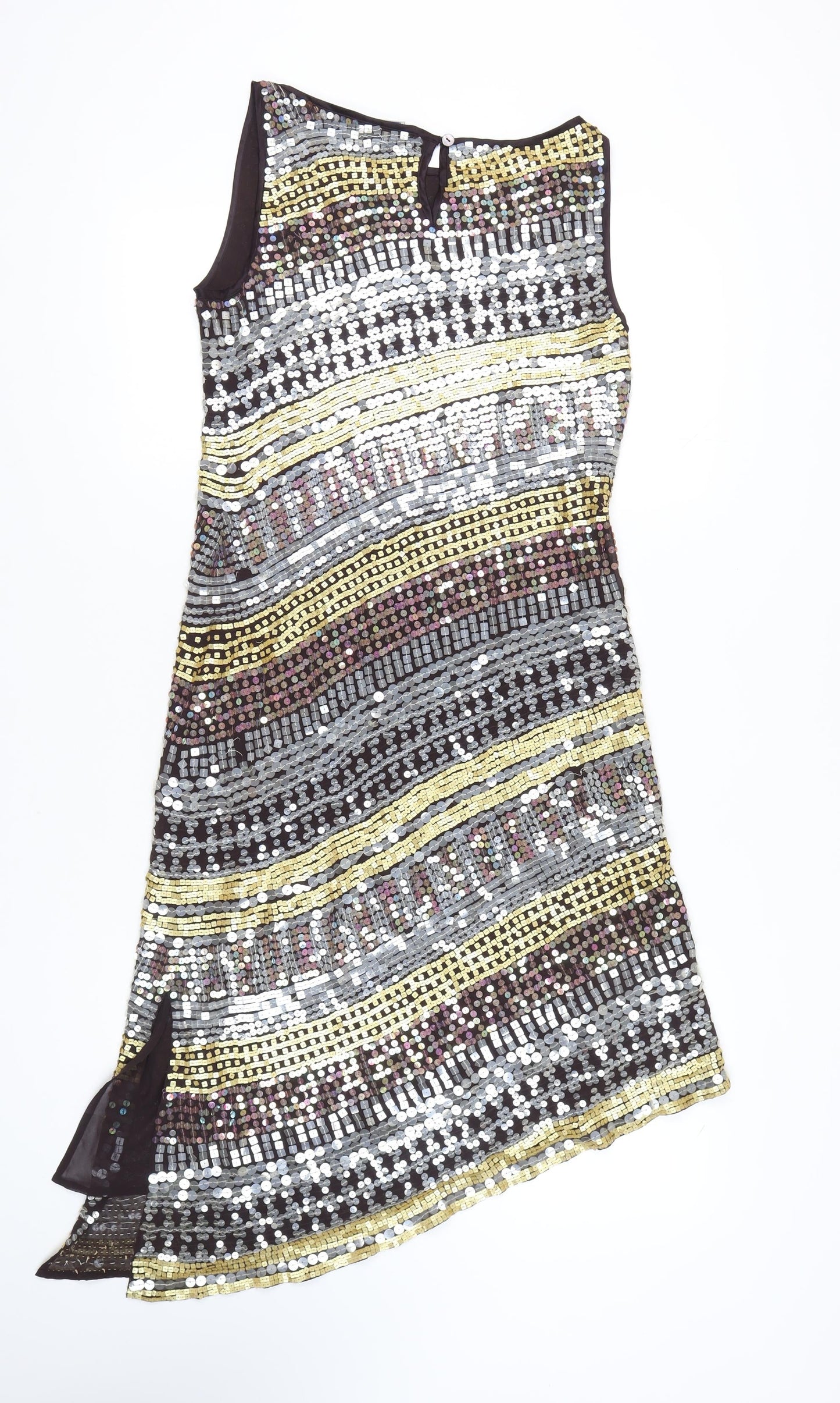 Austin Reed Women's Multicoloured Silk Shift Dress